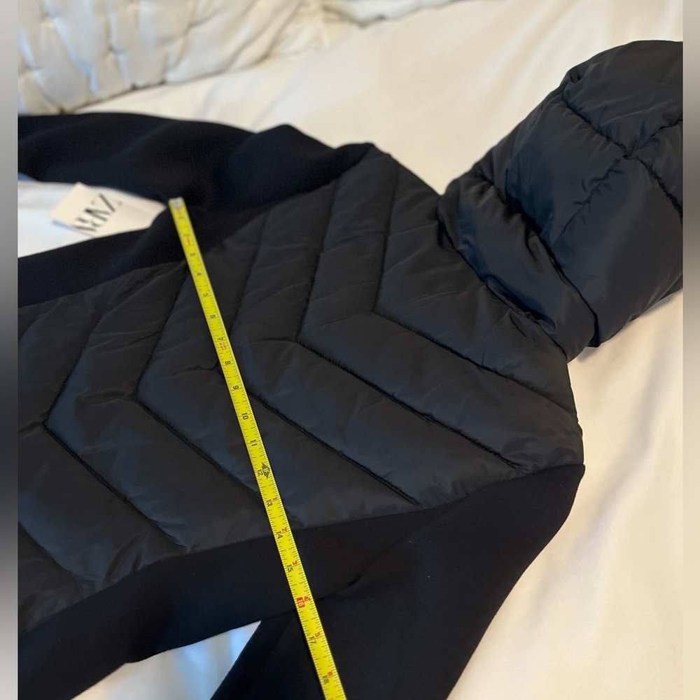 Zara Women's Stylish Black Puffer Jacket BNWT - Picture 6 of 6